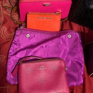 Multiple wristlet, wallets and card holder